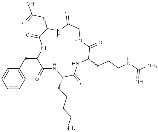 环(RGDFK) 结构式