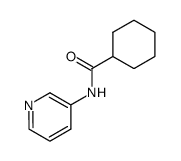 N-3-Pyridinylcyclohexanecarboxamide 结构式