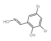 3,5-二溴水杨醛肟 结构式