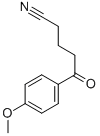 5-(4-甲氧基苯基)-5-氧代戊腈 结构式