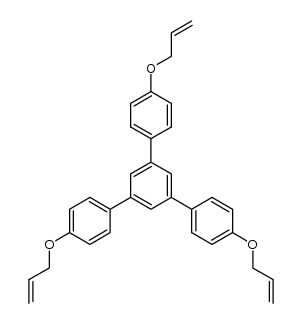 1,3,5-三(4-烯丙氧基苯基)苯 结构式