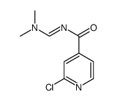 2-氯-N-[(二甲基氨基)亚甲基]-4-吡啶羧酰胺 结构式