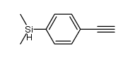 Benzene, 1-(dimethylsilyl)-4-ethynyl- 结构式