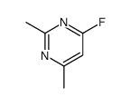 4-氟-2,6-二甲基嘧啶 结构式