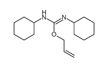 Carbamimidic acid, N,N'-dicyclohexyl-, 2-propen-1-yl ester 结构式