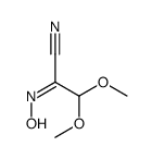 2-(羟亚氨基)-3,3-二甲氧基丙腈 结构式