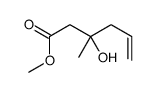 3-羟基-3-甲基-5-己烯酸甲酯 结构式