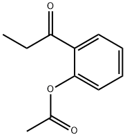 1-[2-(乙酰氧基)苯基]-1-丙酮 结构式