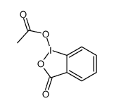 1-乙酸基-1,2-苯碘酰-3-(1H)-酮 结构式