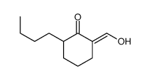 2-丁基-6-(羟亚甲基)环己酮 结构式