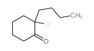 2-丁基-2-氯环己酮 结构式