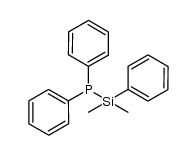Phosphine, (dimethylphenylsilyl)diphenyl- 结构式