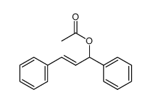 Benzenemethanol, α-(2-phenylethenyl)-, 1-acetate 结构式