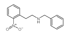 2-硝基-N-(苯甲基)苯乙胺 结构式
