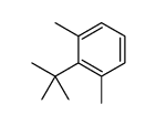 2-叔丁基-1,3-二甲基苯 结构式