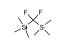Silane, 1,1'-(difluoromethylene)bis[1,1,1-trimethyl- 结构式