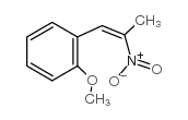 (E)-1-甲氧基-2-(2-硝基-1-丙烯基)苯 结构式