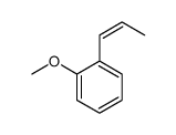 1-甲氧基-2-(1E)-1-丙烯基苯 结构式