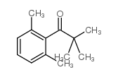 1-(2,6-二甲基苯基)-2,2-二甲基丙-1-酮 结构式