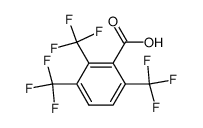 2,3,6-三(三氟甲基)苯甲酸 结构式