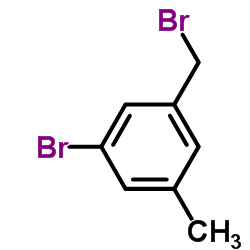 1-溴-3-溴甲基-5-甲基-苯 结构式