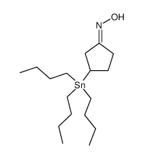 3-(三丁基锡基)环戊酮肟 结构式