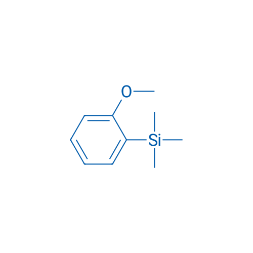 2-三甲基硅烷基苯甲醚 结构式