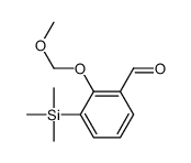 2-(甲氧基甲氧基)-3-(三甲基甲硅烷基)苯甲醛 结构式
