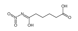 6-(硝基氨基)-6-氧代己酸 结构式