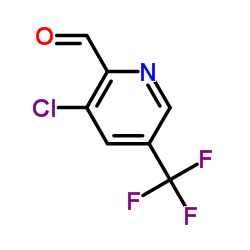 3-氯-5-三氟甲基吡啶-2-甲醛 结构式