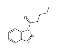 1-(1H-苯并三唑-1-基)-1-戊酮 结构式