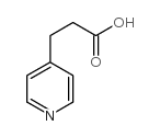 3-吡啶-4-基-丙酸 结构式