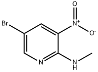5-溴-2-甲氨基-3-硝基吡啶 结构式