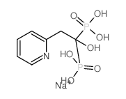 利塞膦酸相关化合物A 单钠盐 结构式