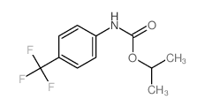 对三氟甲基苯胺甲酸异丙酯 结构式