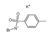 N-溴-4-甲基苯磺酰胺钾盐 结构式