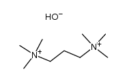 六甲基-1,3-丙二铵 氢氧化物(1:2) 结构式