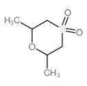2,6-二甲基-1,4-氧硫杂环己烷-4,4-二氧化物 结构式