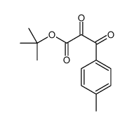 2,3-二氧代-3-对甲苯丙酸叔丁酯 结构式