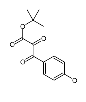3-(4-甲氧基苯基)-2,3-二氧代丙酸叔丁酯 结构式