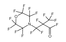4-Morpholinepropanoyl fluoride, α,β,β,2,2,3,3,5,5,6,6-undecafluoro-α-(trifluoromethyl)- 结构式