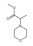 4-吗啉乙酸, α-甲基-, 甲酯 结构式