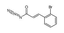 (E)-3-(2-溴苯基)丙烯酰叠氮 结构式