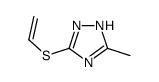 3-ethenylsulfanyl-5-methyl-1H-1,2,4-triazole 结构式