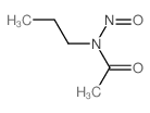 N-亚硝基-N-丙基乙酰胺 结构式