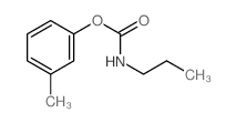 M-TOLYL N-PROPYLCARBAMATE 结构式