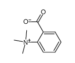 2-(三甲基铵基)苯甲酸根 结构式