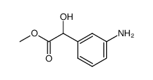 3-氨基-α-羟基苯乙酸甲酯 结构式