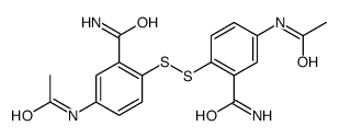 Benzamide, 2,2'-dithiobis[5-(acetylamino)- (9CI) 结构式