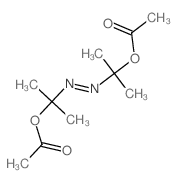 1,1'-azobis(1-methylethyl) diacetate 结构式